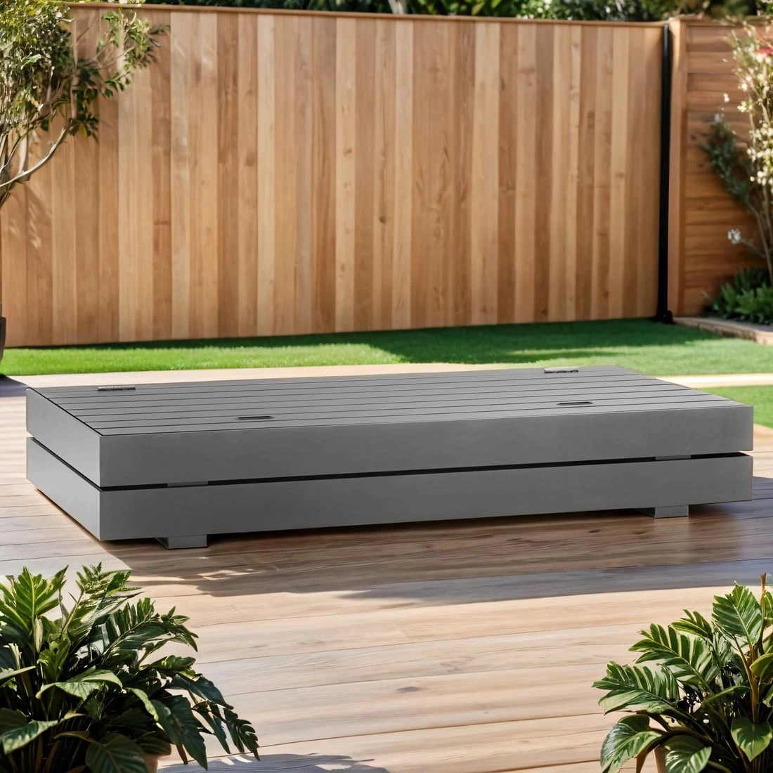 Solpuri Boxx Basis-Modul M Eck-/Endmodul Aluminium Anthrazit