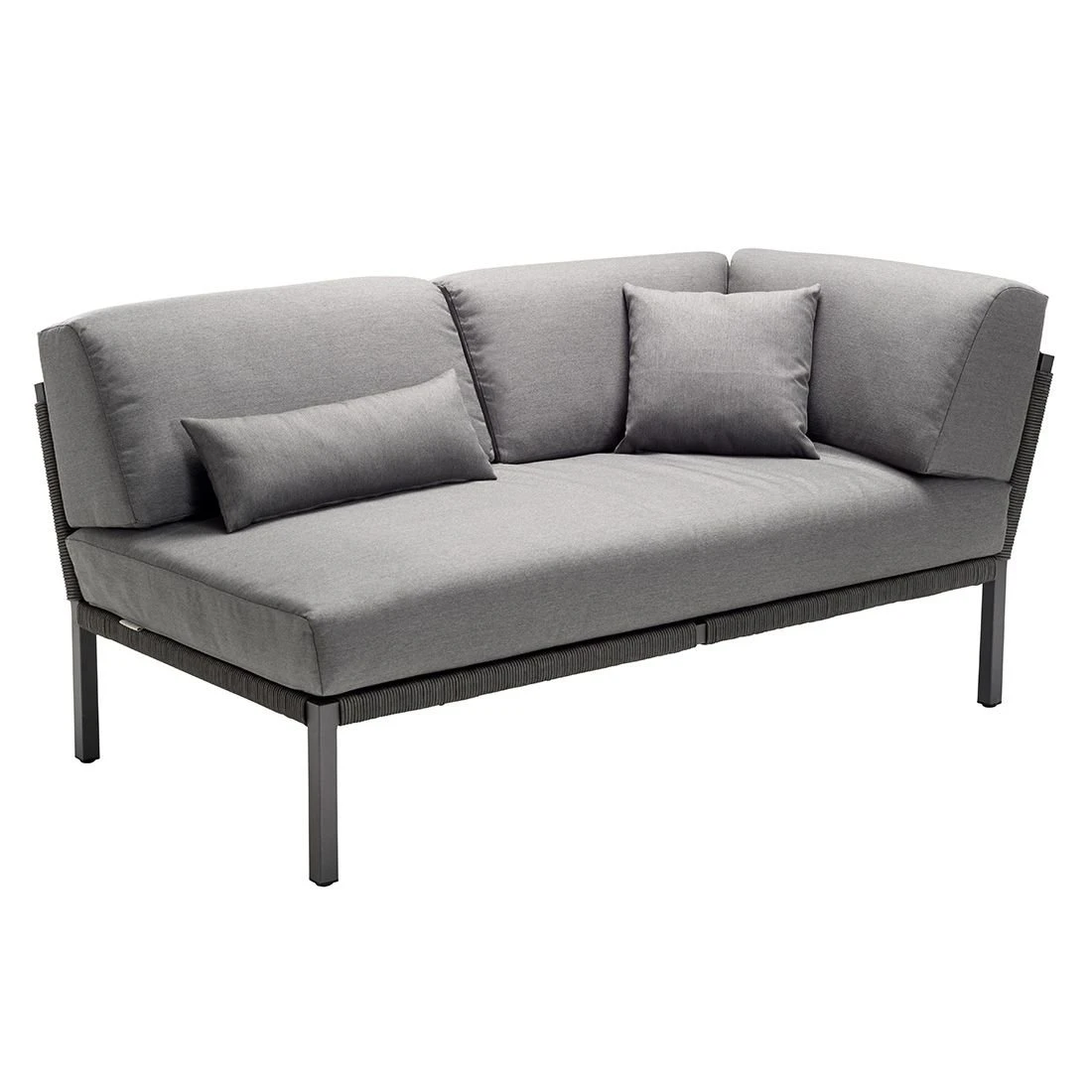 Solpuri Club Gartensofa 171 Cm Aluminium/Rope/Acryl Anthrazit - Image 2