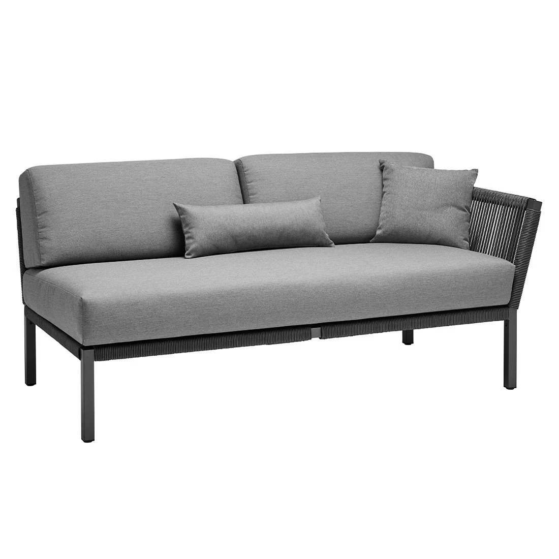 Solpuri Club Gartensofa 171 Cm Aluminium/Rope/Acryl Anthrazit - Image 4