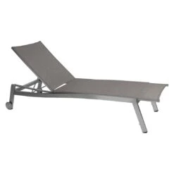 Stern Allround Rollliege Edelstahl/Textilene Silber/Leinen Grau