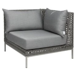 Stern Corda Eck-/Endmodul Aluminium/Rope Platin/Anthrazit