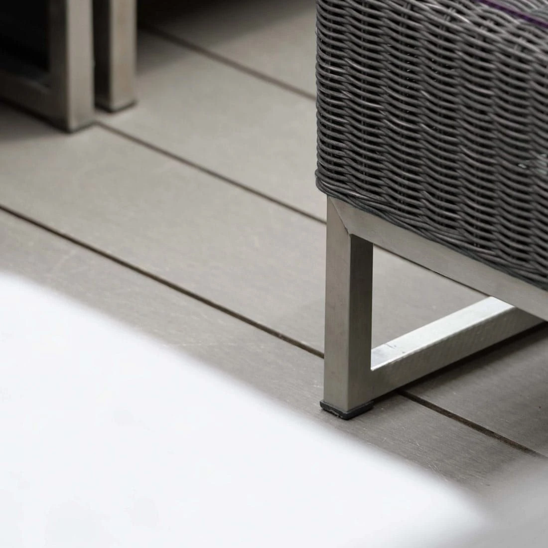 Stern Fontana Hocker Edelstahl/Geflecht Basaltgrau/Seidengrau - Image 2