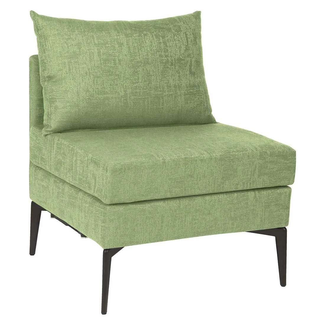 Stern Marta Mittelmodul Aluminium/Outdoorstoff Anthrazit/Farngrün-Seidengrau Meliert