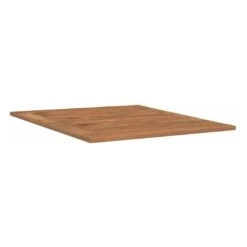 Stern Gartentisch-Platte 70x70 Cm Teak Natur
