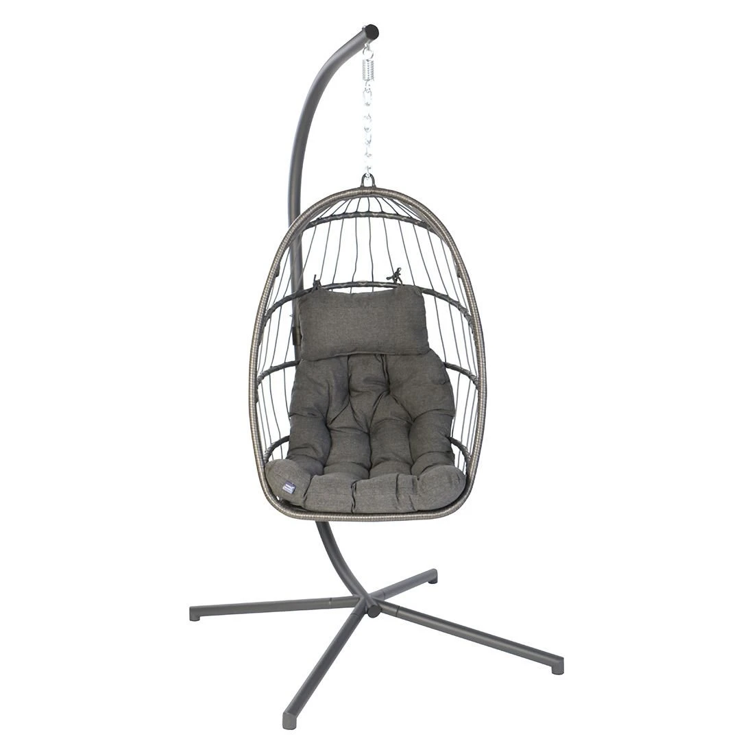 Sungörl Lana Hängesessel Faltbar Stahl/Polyester Anthrazit/Grau Meliert - Image 2