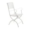 Vermobil Springtime Klappsessel Stahl Matt Weiß