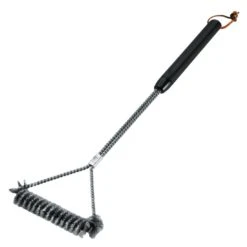 Weber Dreiseitige Grillbürste, 53 Cm Schwarz