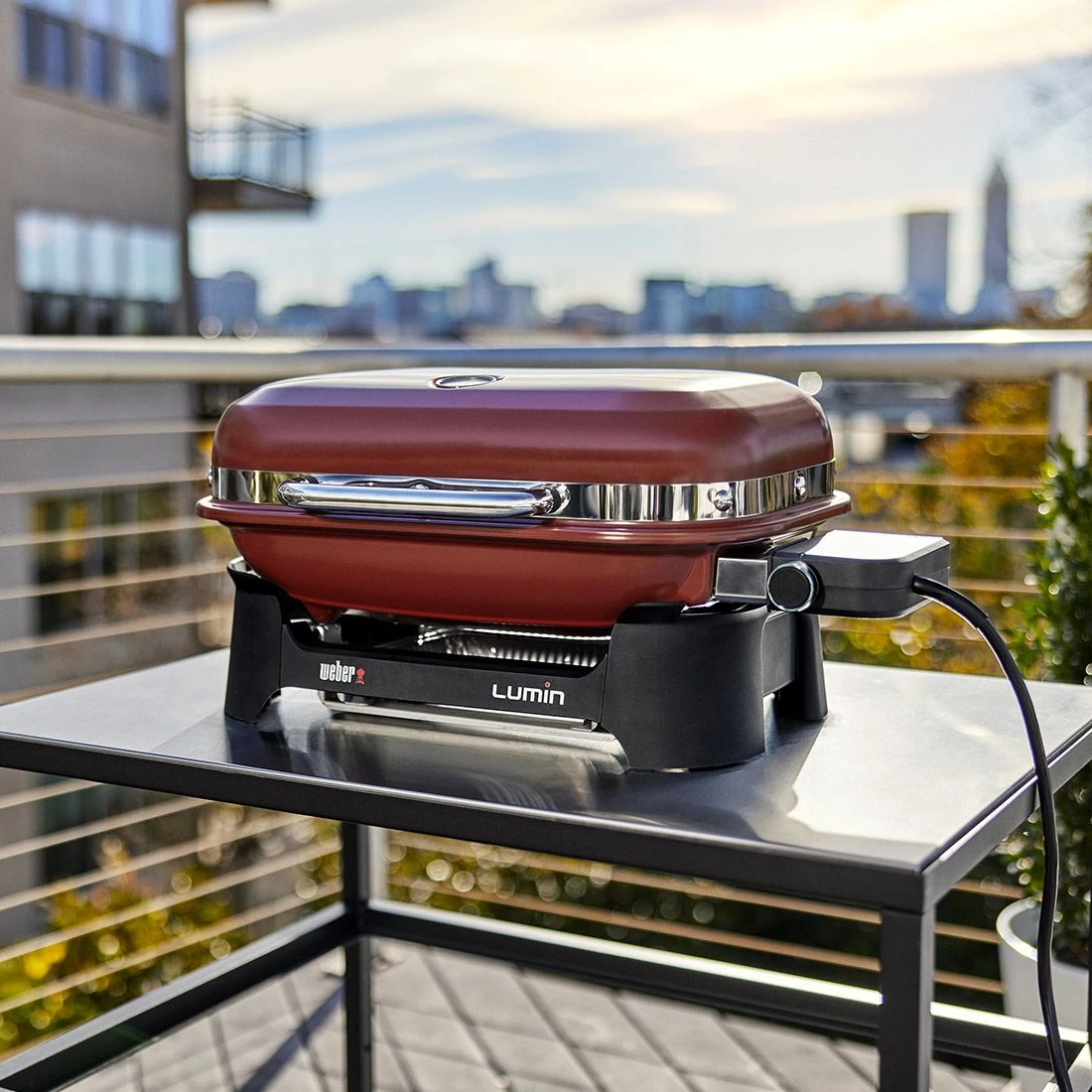 Weber Lumin Compact Elektrogrill Rot - Image 2