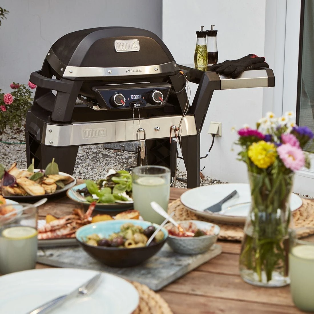 Weber Elektrogrill Pulse 2000 Mit Rollwagen – Bild 2