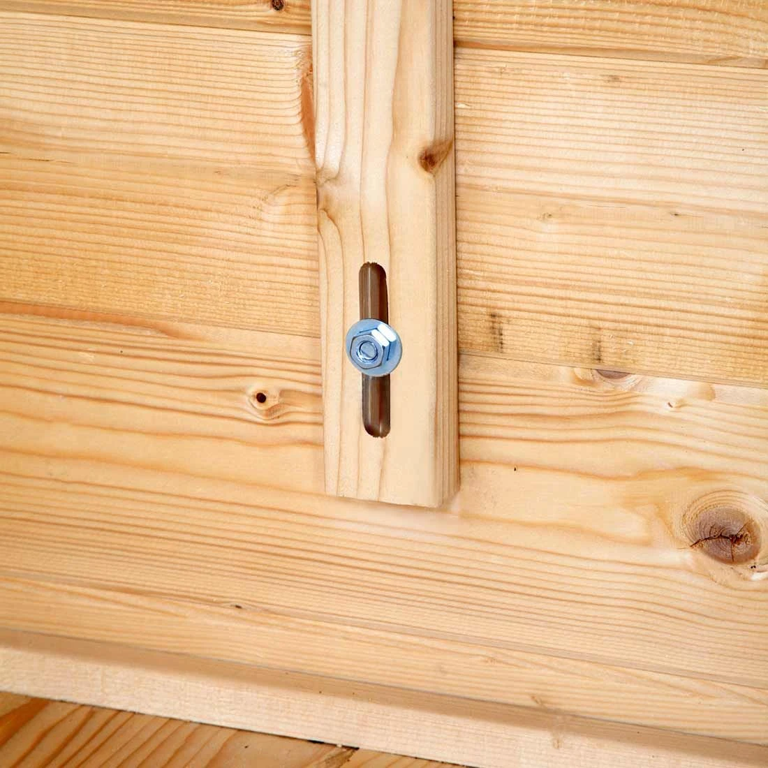 Wolff Finnhaus Anna 40-A/1 Gartenhaus 703x299cm+Terrasse 250cm Natur â Bild 5