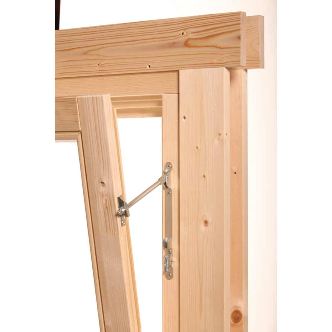 Wolff Finnhaus Bornholm 40-B Typ 4 Gartenhaus 320x320cm Mit Dreieckglas-Tür Natur – Bild 2