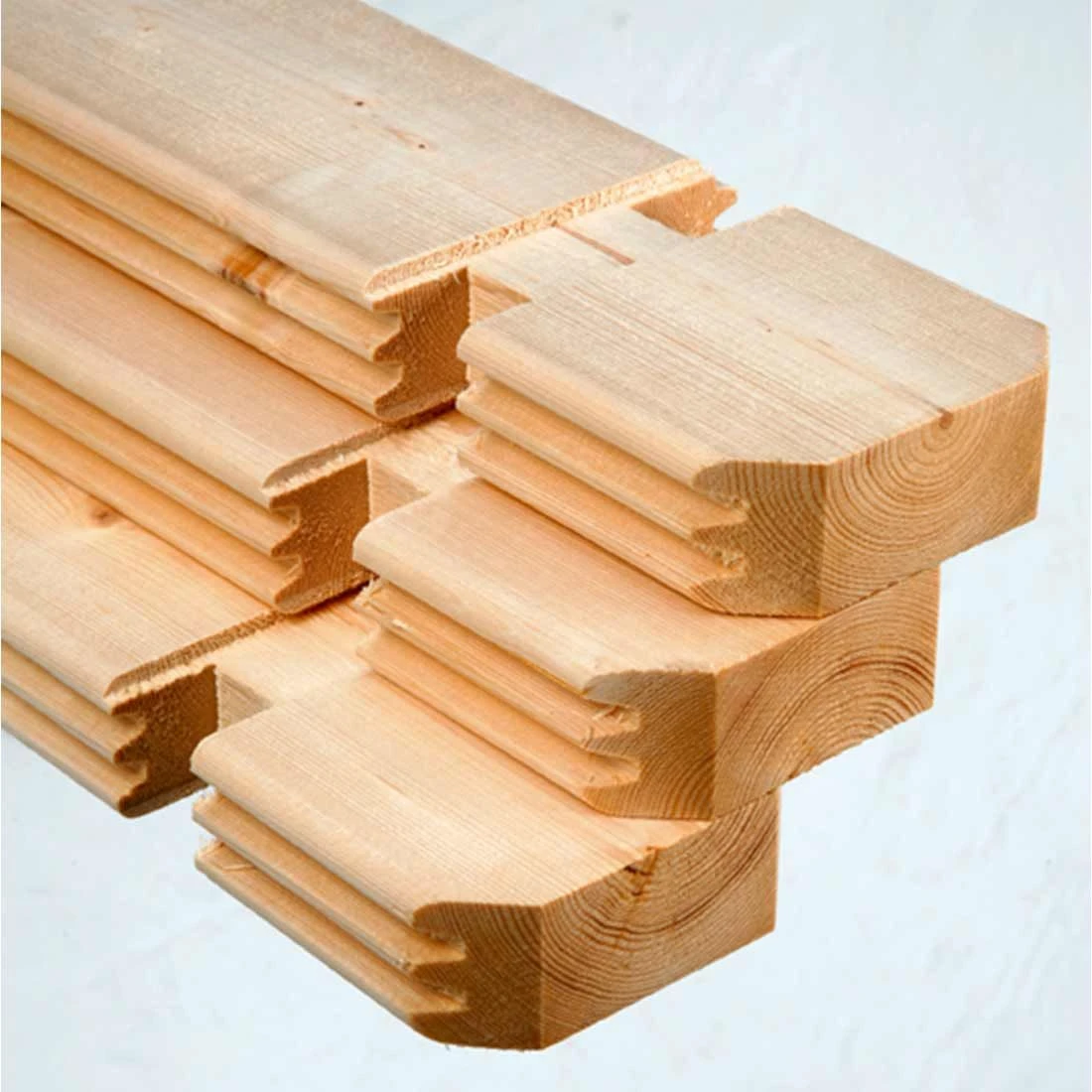 Wolff Finnhaus Pulti 34-C Typ 5 Gartenhaus Mit Milchglastür Natur – Bild 3