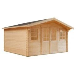 Wolff Finnhaus Rotterdam Klassik Gartenhaus Natur