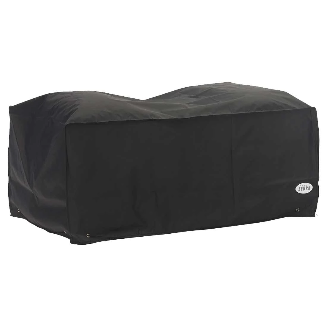 Zebra Cubo Schutzhülle 2-Sitzer 136x77x56cm PVC Gewebe Schwarz