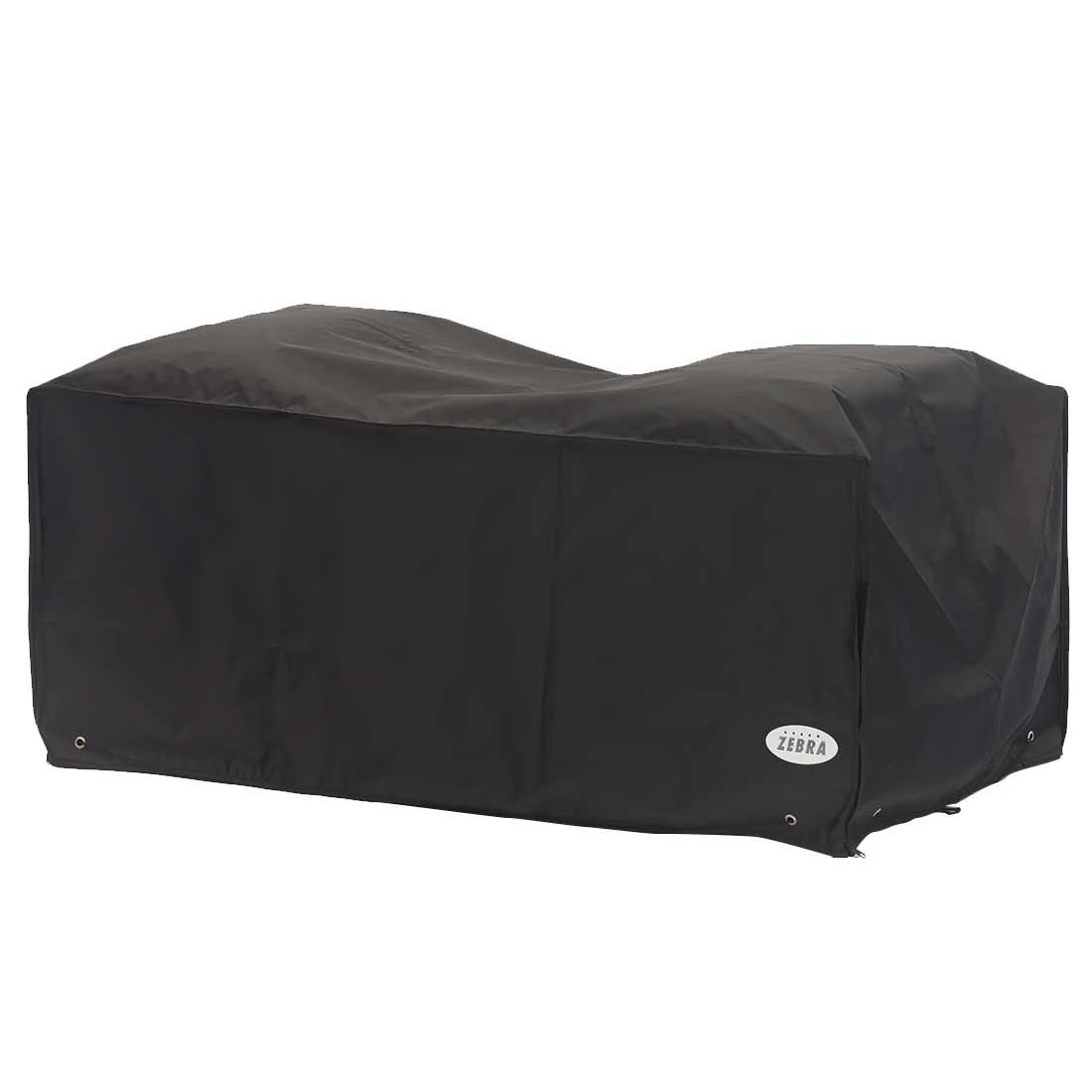 Zebra Cubo Schutzhülle 2-Sitzer 136x77x56cm PVC Gewebe Schwarz – Bild 2