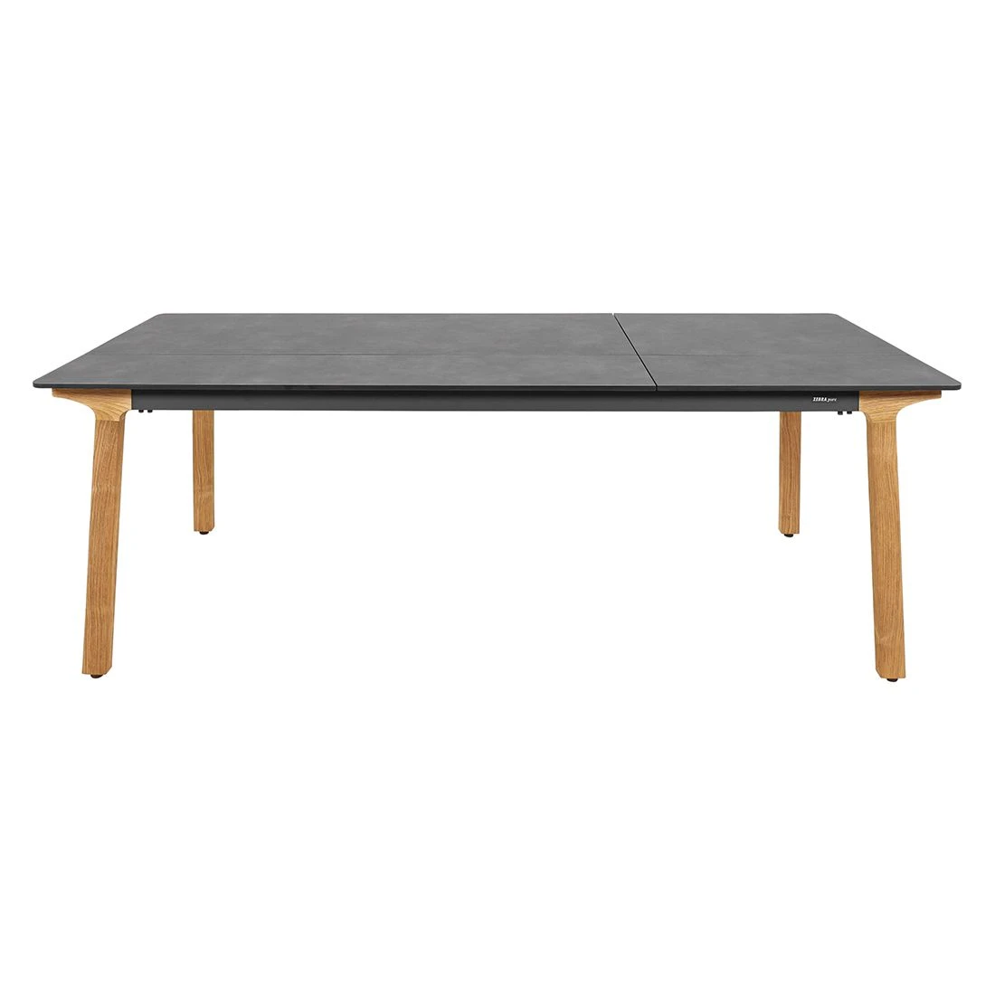 Zebra Lenyx Gartenmöbelset 9-tlg. Mit Gartentisch 220x95cm Teak/Brown Brushed - Image 6