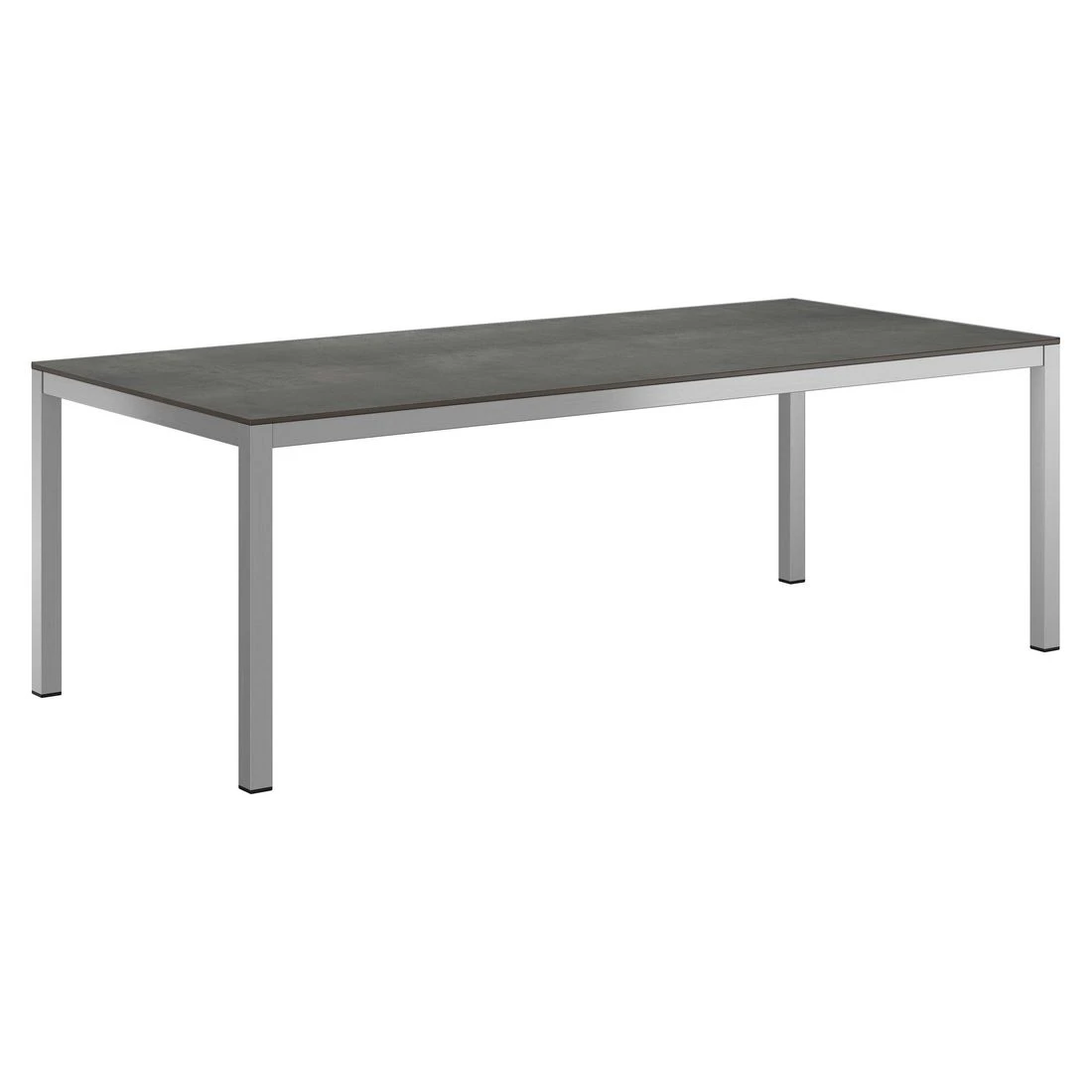 Zebra One Gartenmöbelset 7-tlg. Mit Tisch 220x100 Cm Dunkelgrau/Zement Dunkel - Image 6