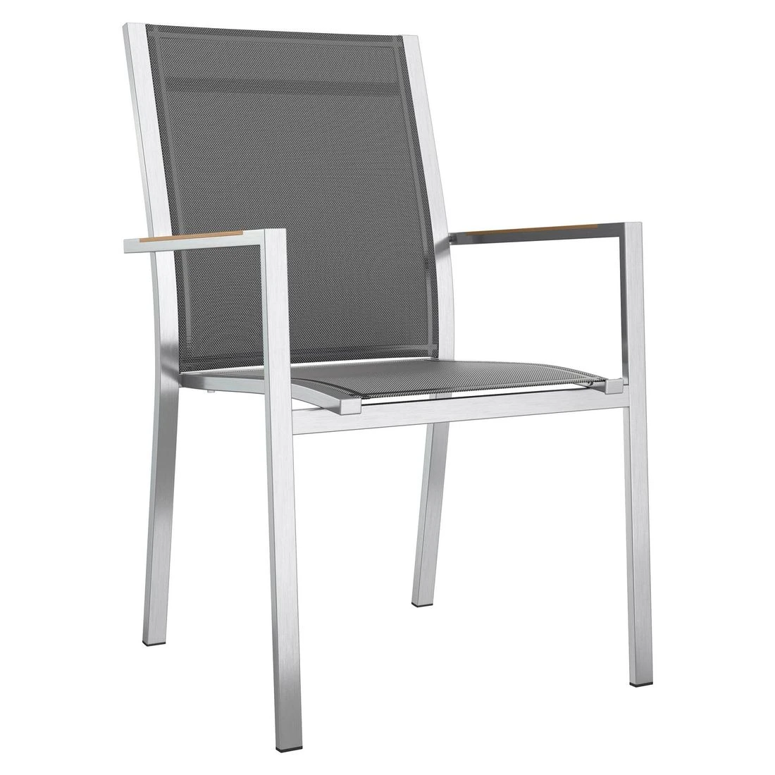 Zebra One Gartenmöbelset 7-tlg. Mit Tisch 220x100 Cm Dunkelgrau/Zement Dunkel - Image 7