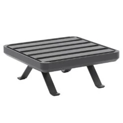 Zebra Sky Lounge Hocker Aluminium Graphit